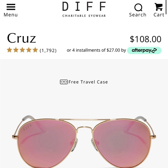 Diff aviator sunglasses - Picture 4 of 4